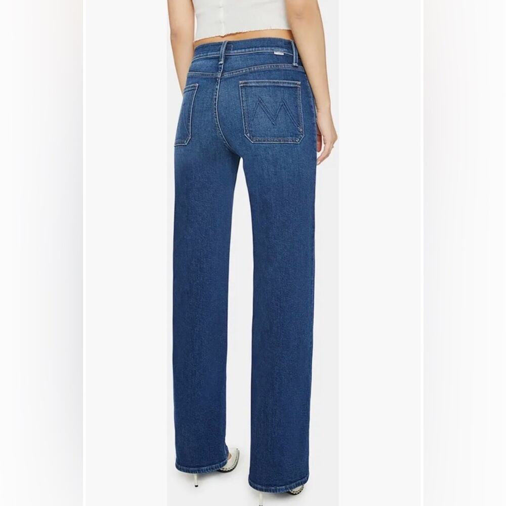 NWT! MOTHER The Lil Rambler Patch Pocket High Waist Straight Leg Jeans size 31P - Picture 6 of 16
